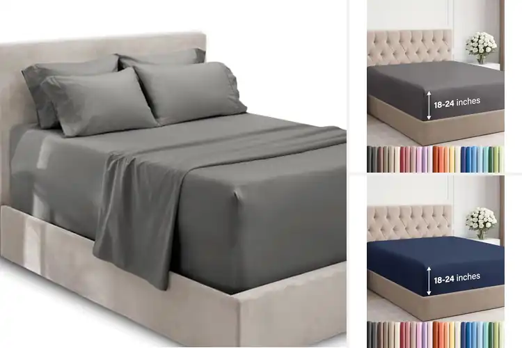 Detailed view of Best 18 Inch Deep Pocket Fitting Sheets