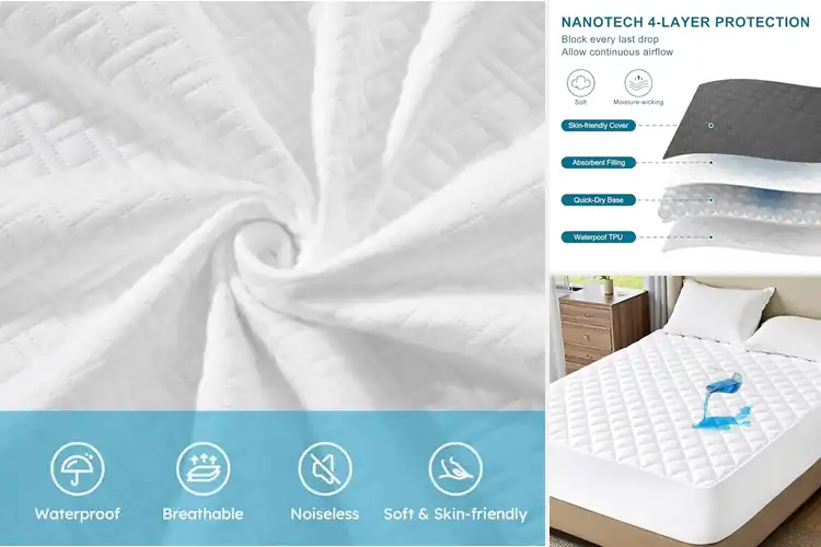 Detailed view of Best 360 Degree Deep Pocket Mattress Cover