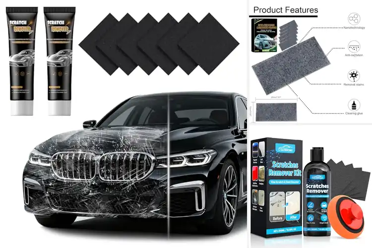 Detailed view of Best At Home Car Scratch Repair Save Money Cloth