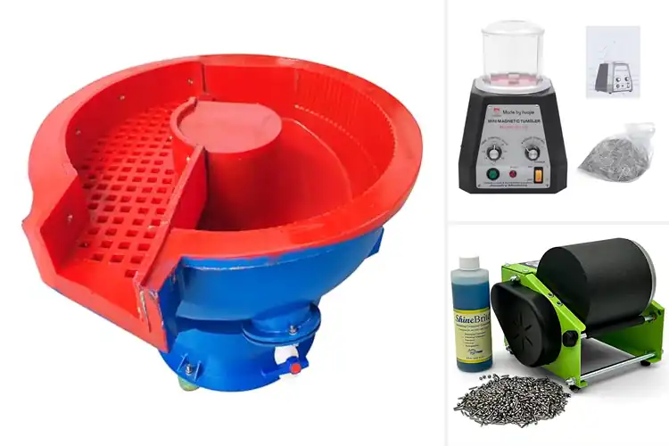Detailed view of Best Centrifugal Polishing Action Jewelry Tumblers