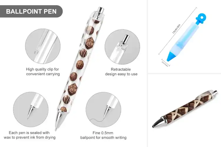 Detailed view of Best Chocolate Printing Pens