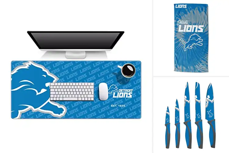 Detailed view of Best Detroit Lions Merchandise