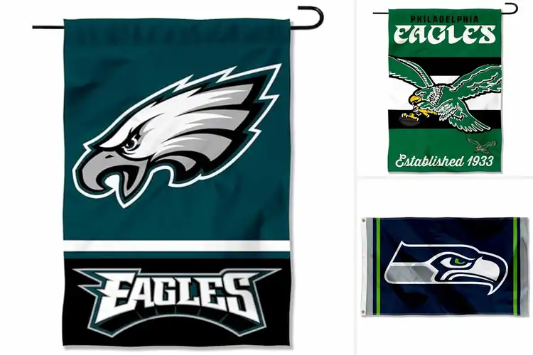 Detailed view of Best Double Sided NFL Flags