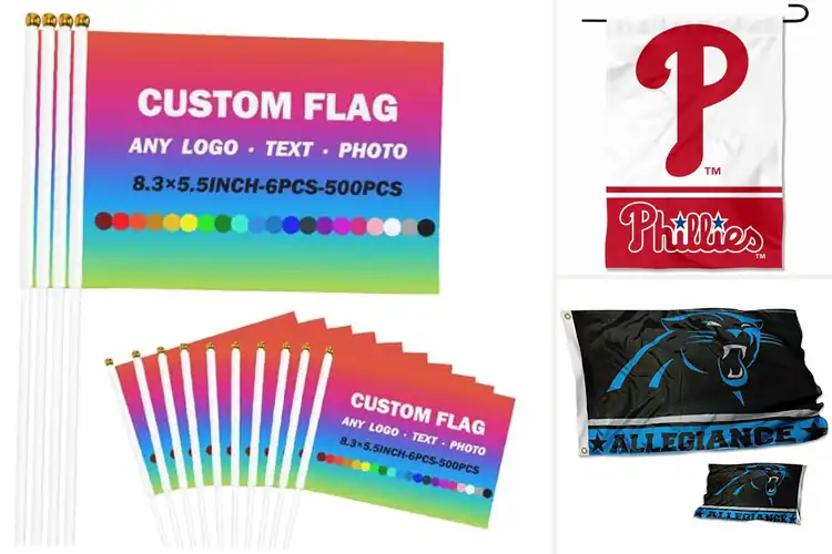 Detailed view of Best Double Sided Team Flags: Elevate Your Game-Day Pride