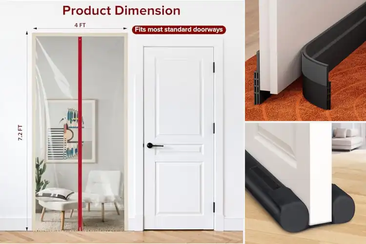 Detailed view of Best Dust-Proof Door Covers: Keep Your Home Clean & Cozy
