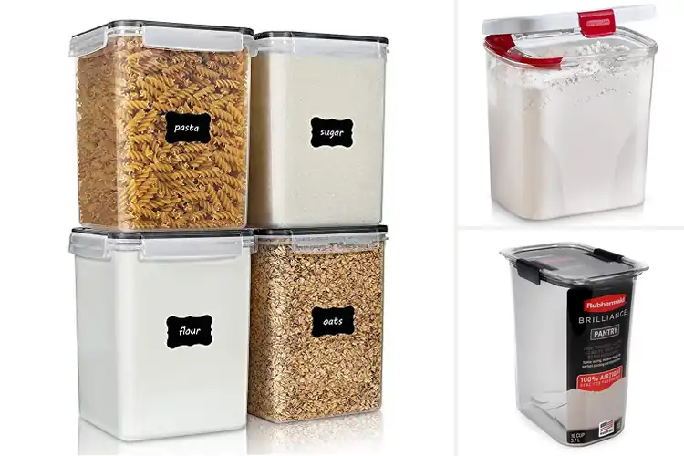 Detailed view of Best Flour Storage Containers