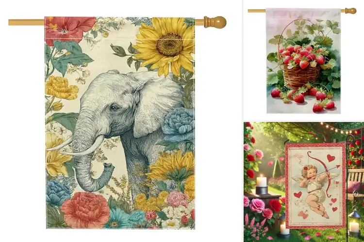 Detailed view of Best Front Entrance Flags