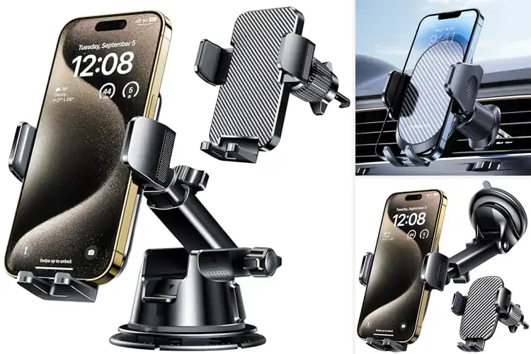 Detailed view of Best Hands-Free Car Phone Holders: Top 10 for Safer Driving