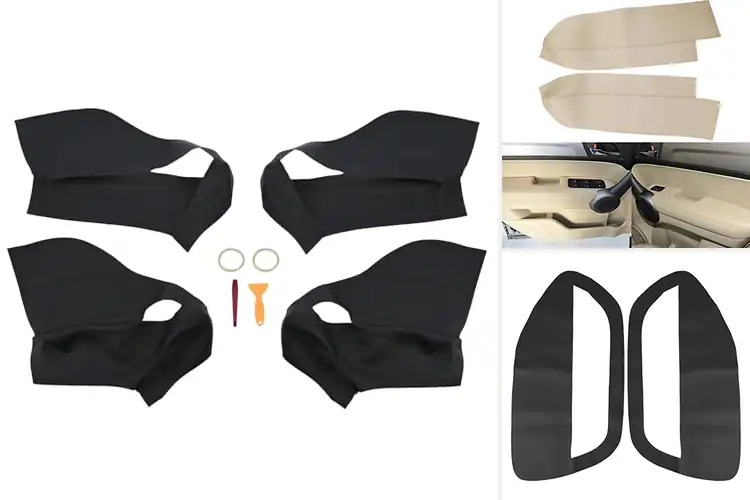 Detailed view of Best Microfiber Leather Door Covers