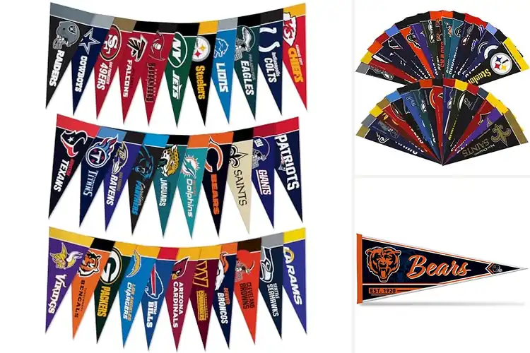 Detailed view of Best NFL Team Flags