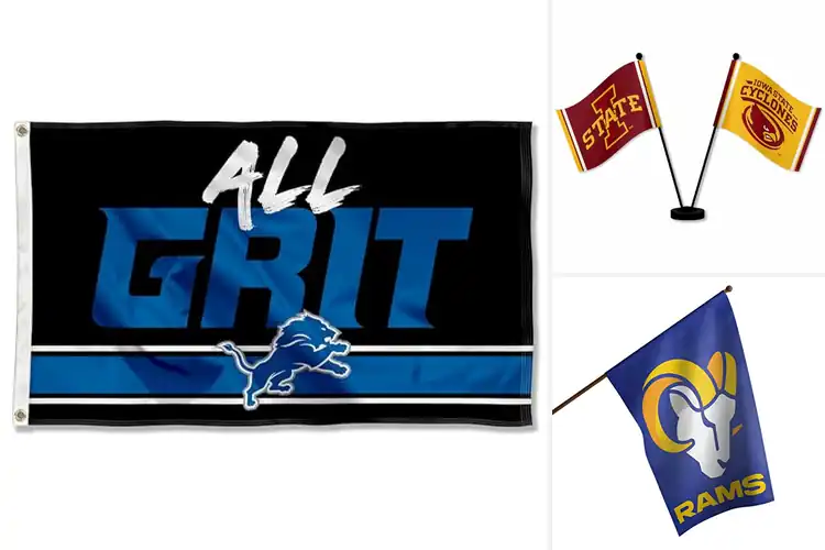 Detailed view of Best Officially Licensed Team Flag