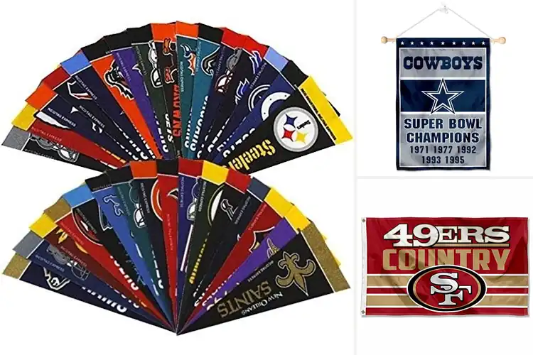 Detailed view of Best Officially Licensed Team Flags