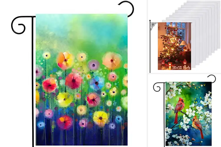 Detailed view of Best Polyester Garden Flags