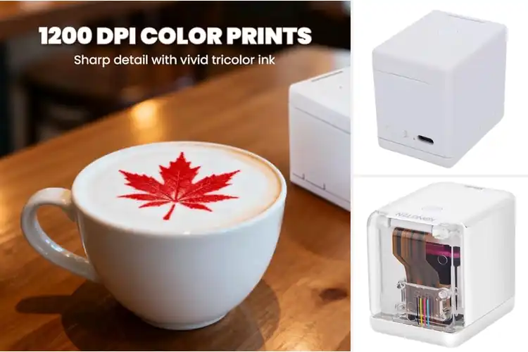 Detailed view of Best Printing On Coffee Cakes Macarons
