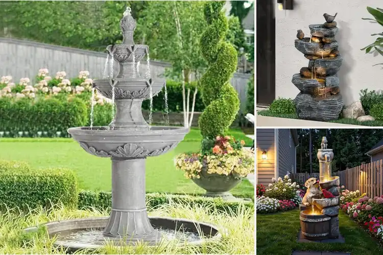 Detailed view of Best Resin Weatherproof Fountains