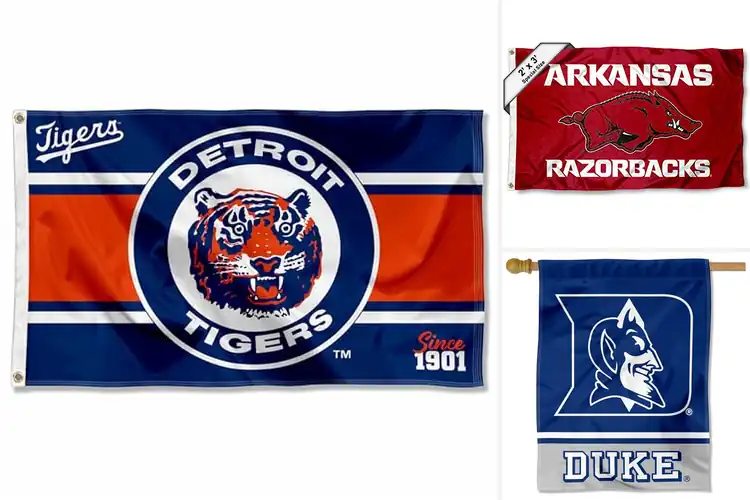 Detailed view of Best Screen Printed Sports Flags