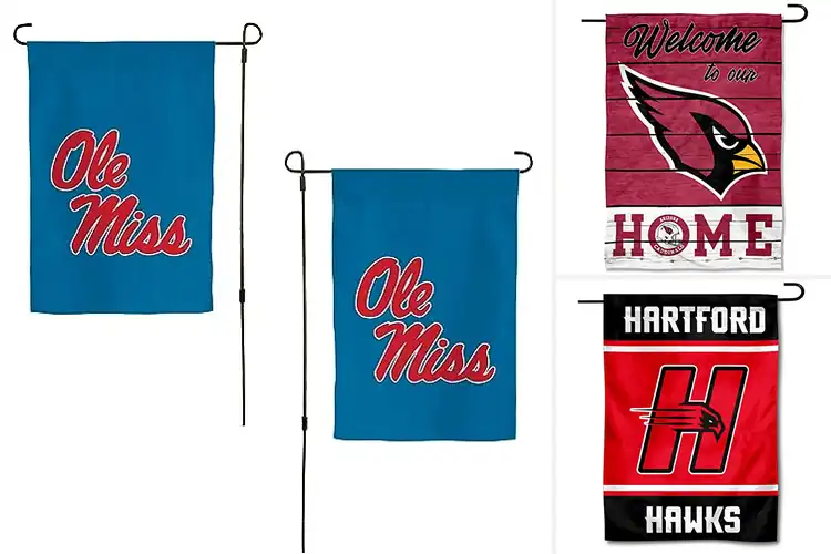 Detailed view of Best Sewn In Liner Garden Flags