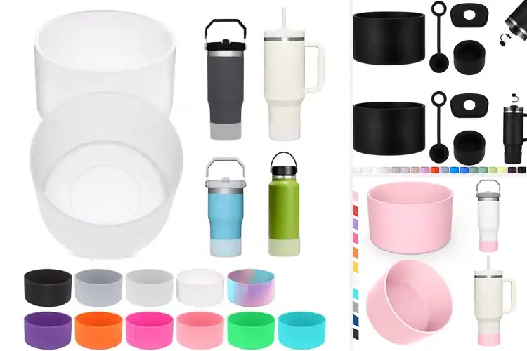 Detailed view of Best Silicone Tumbler Accessories: Style & Protection