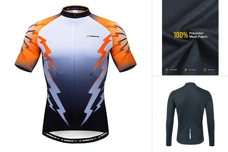 Detailed view of Best Slim Fit Cycling Jerseys