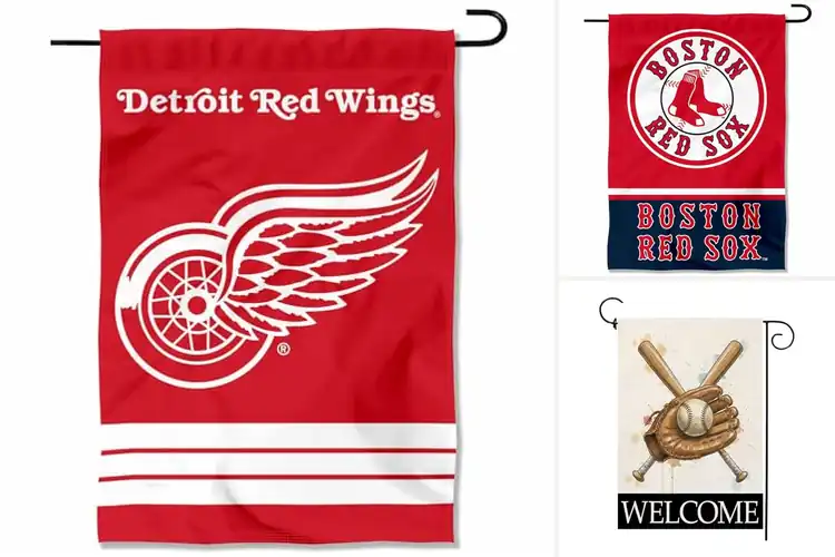 Detailed view of Best Sports Garden Flags