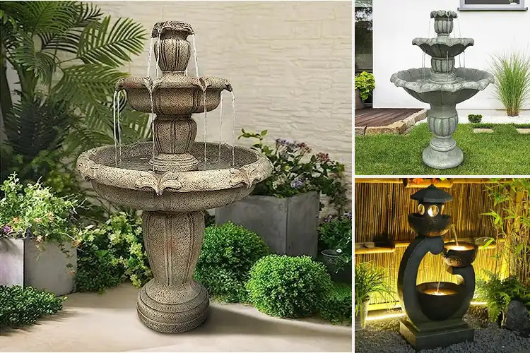 Detailed view of Best Tiered Pagoda Outdoor Fountains
