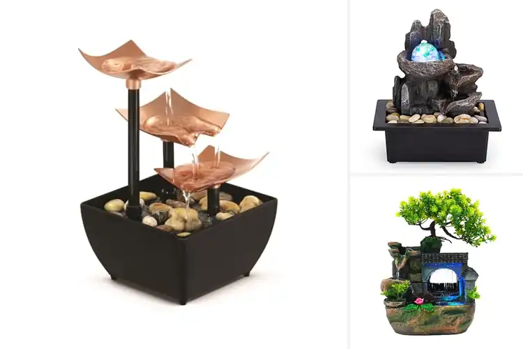 Detailed view of Best Tranquil Waterfall Fountains