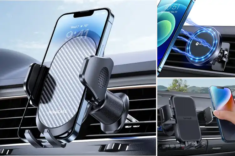 Detailed view of Best Vent Phone Mounts