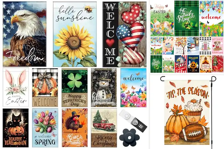 Detailed view of Best Weather Resistant Garden Flags